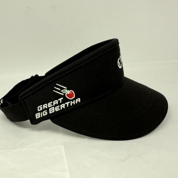Callaway Chrome Soft Golf Hat Black Visor Cap Great Big Bertha Gorpcore Outdoor - Picture 2 of 6